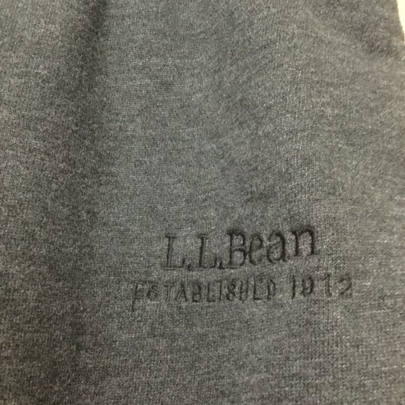 LL Bean men's jogging pants size XL 30" inseam drawstring at waist - Picture 2 of 6